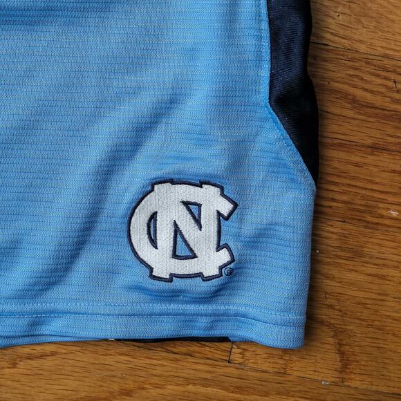 Nike Jordan UNC Tar Heels Basketball Shorts in Carolina Blue Size L Retro Sporty - Picture 3 of 6